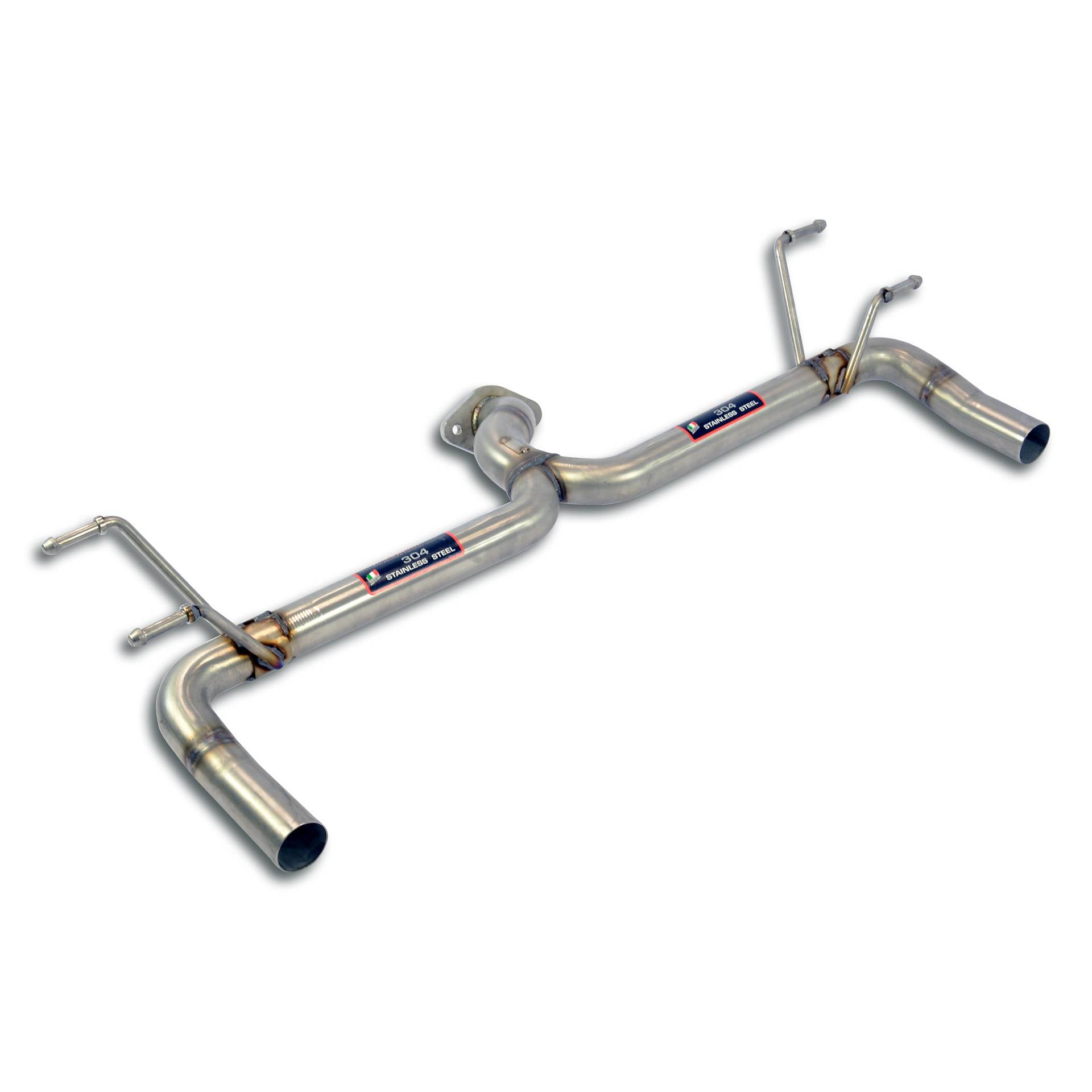 Supersprint 124 ABARTH Spider (2016 ->) Rear Pipe "Y-Pipe" Right - Left(Muffler Delete)