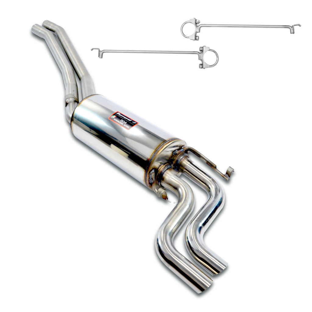 Supersprint MERCEDES C126 SEC (Coupè) Center Pipes + Rear Exhaust Kit - S-Bend Tips