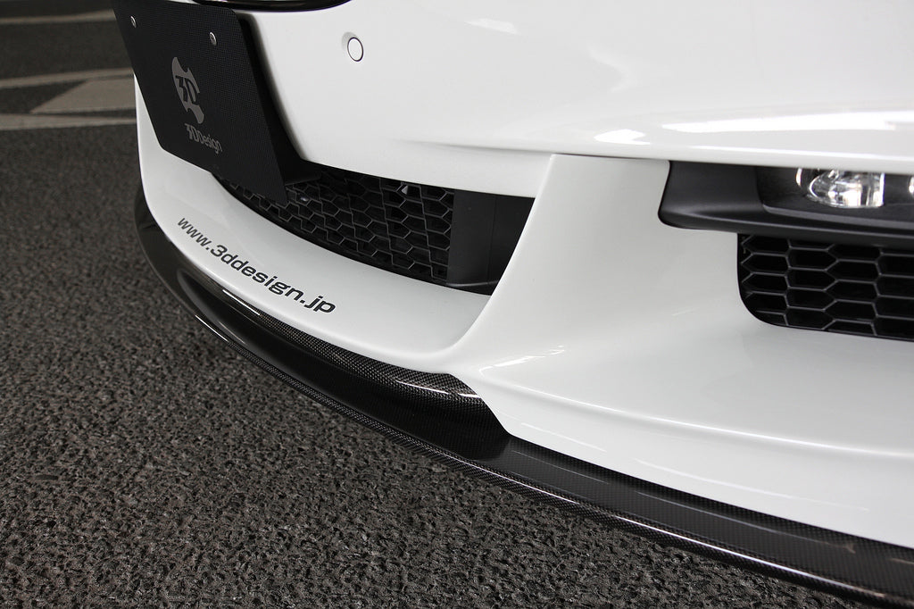3d design f06 f12 f13 m sport carbon fiber front lip spoiler - iND Distribution