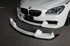 3d design f06 f12 f13 m sport carbon fiber front lip spoiler - iND Distribution