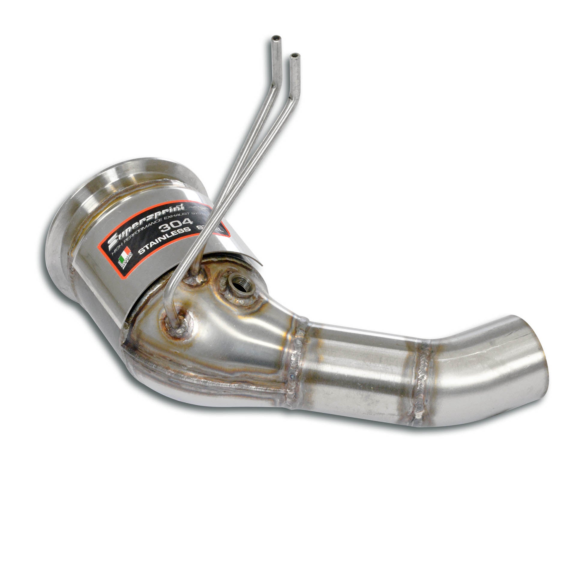 Supersprint PORSCHE 911 (992 Series Turbo / Turbo S) Downpipe Left + Metallic Catalytic(Deletes Gpf)