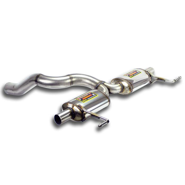 Supersprint RENAULT CLIO III ('06->) Rear Exhaust Right - Left "Racing"