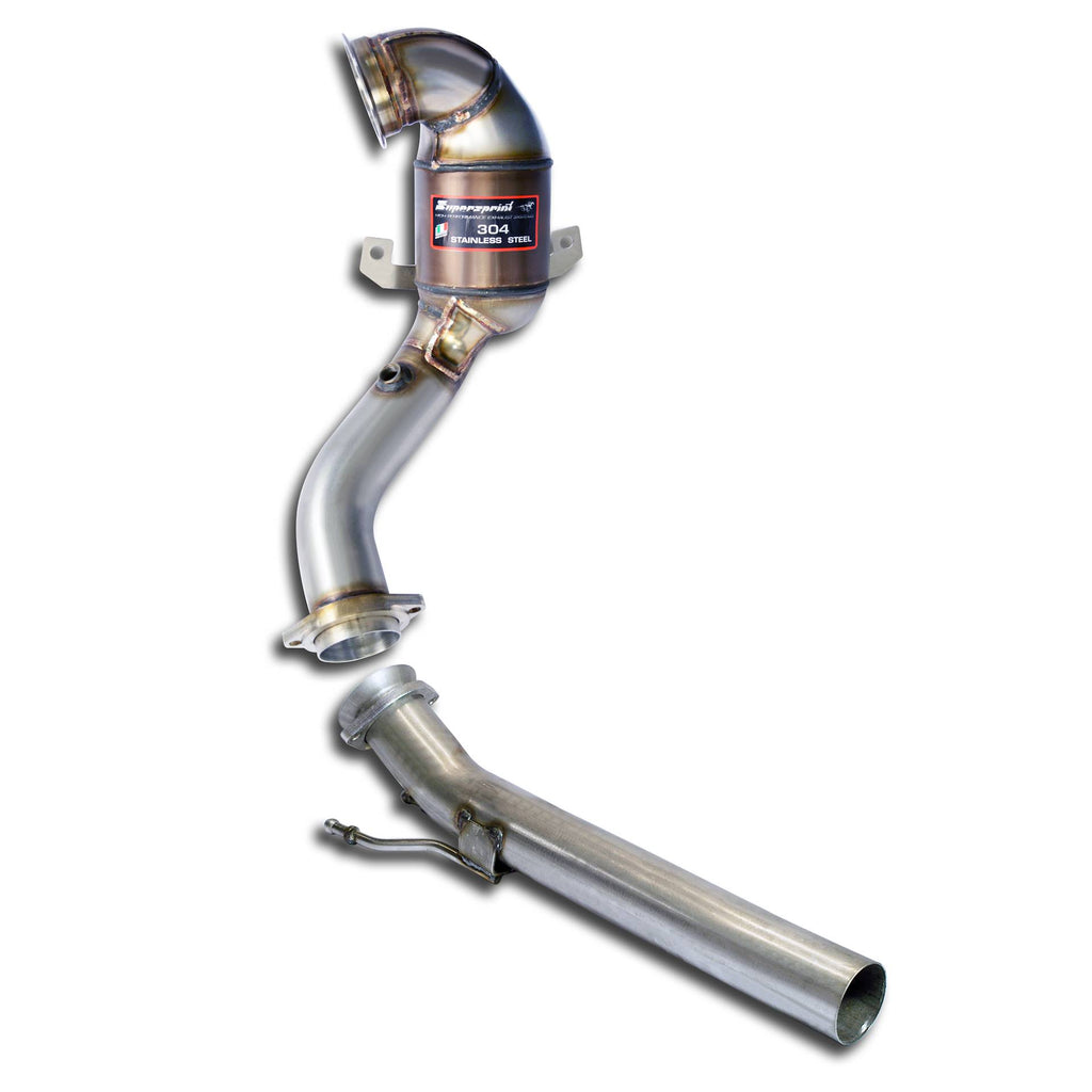 Supersprint SEAT LEON 5F Turbo Downpipe Kit + Metallic Catalytic Converter Wrc 100 Cpsi