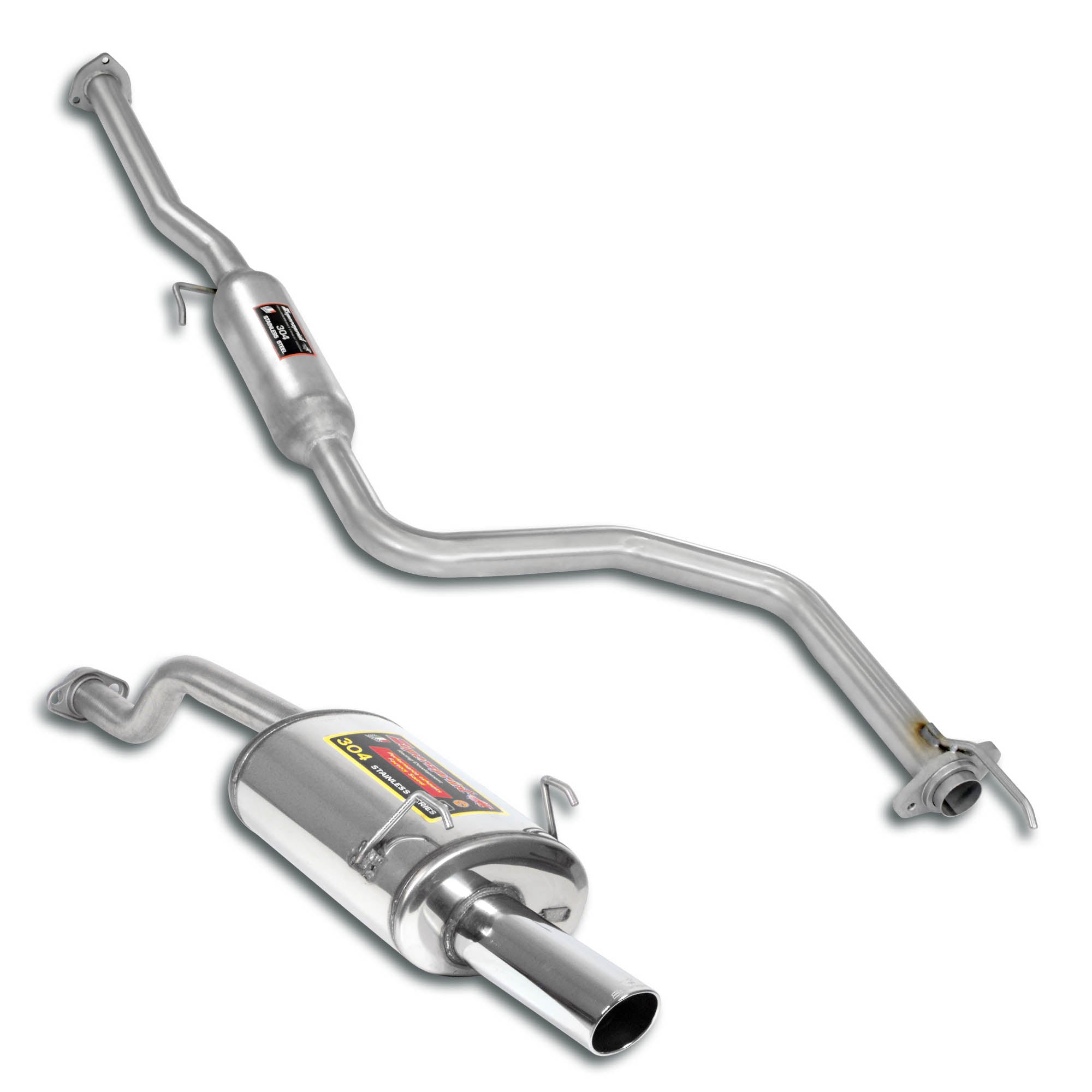 Supersprint HONDA CIVIC Aerodeck '97 -> '01 Sport Package Ø50, "Cat.-Back"