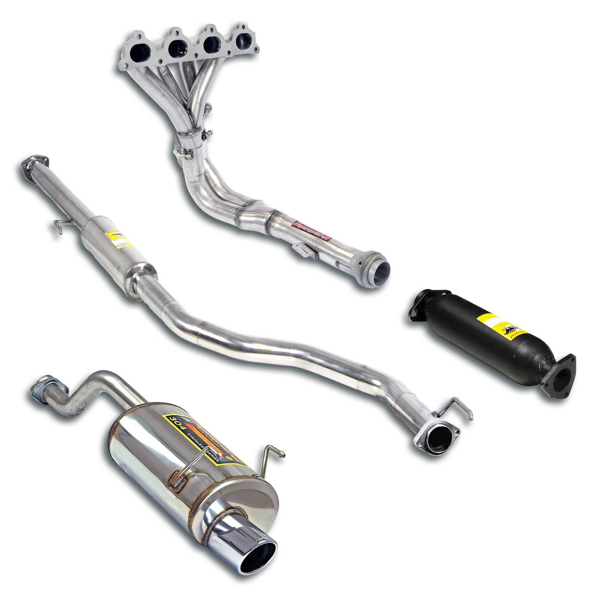 Supersprint HONDA CRX / Del Sol '93 -> '98 Sport Package Ø50, Complete System