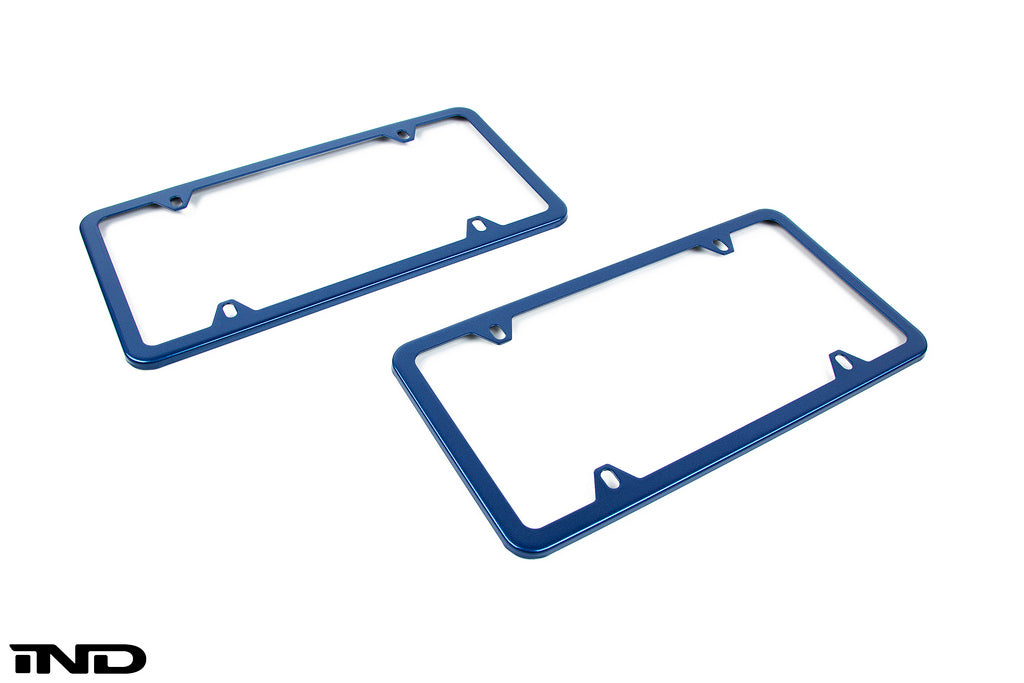 iND painted license plate frame - iND Distribution