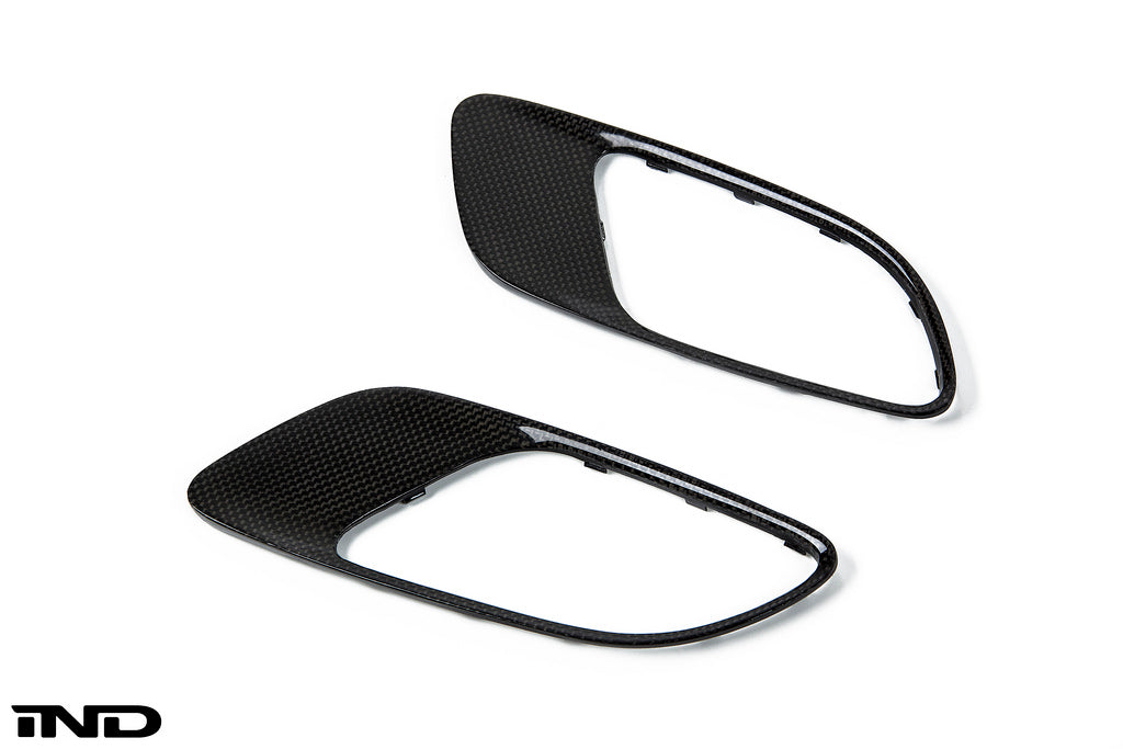 iND e9x m3 carbon fiber hood vent set - iND Distribution