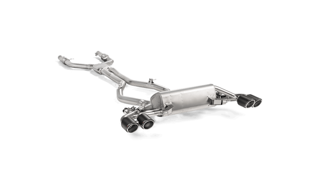 Akrapovic alfa romeo giulia quadrifoglio evolution exhaust system with link pipe set titanium - iND Distribution