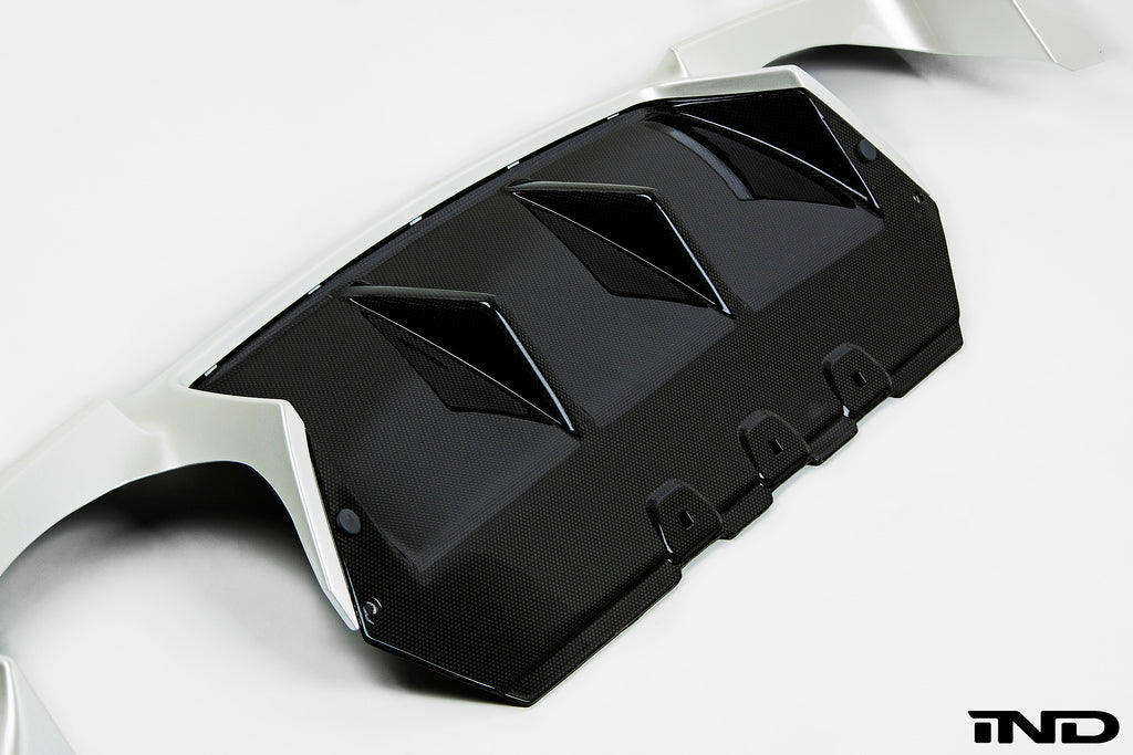 RKP f10 m5 carbon fiber rear center diffuser - iND Distribution