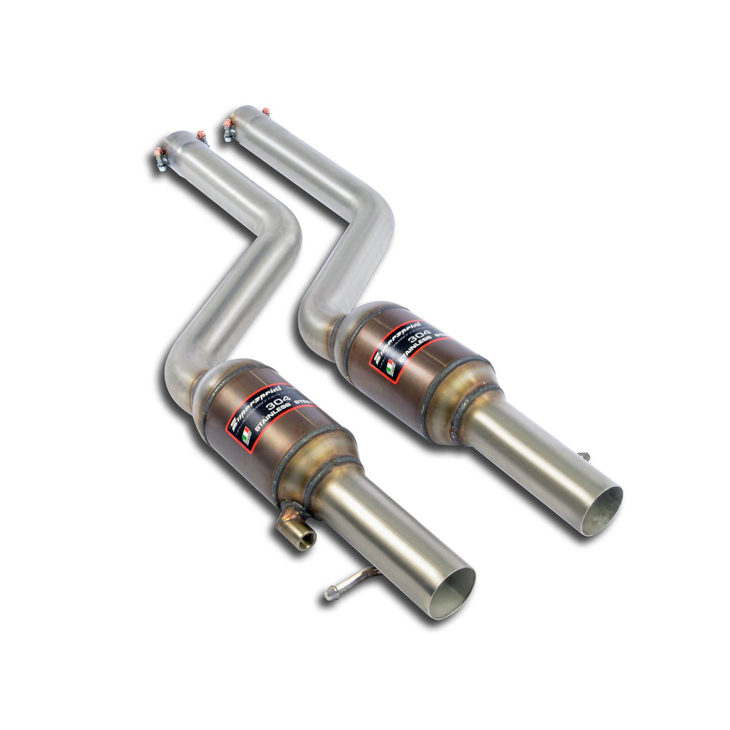 Supersprint BMW E46 Metallic Catalytic Converter Right - Left + "X-Pipe"