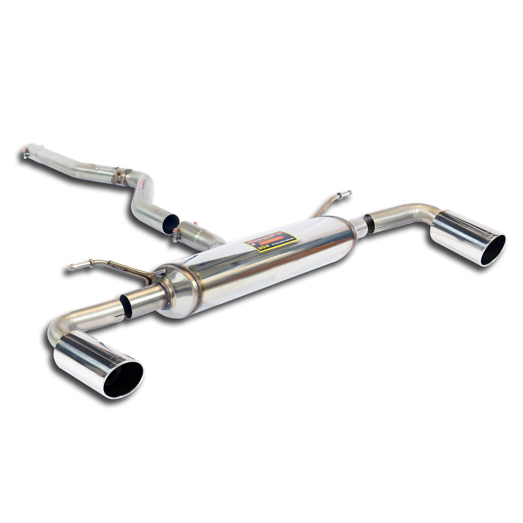 Supersprint BMW F20 / F21 -> 2015 Connecting Pipe + Rear Exhaust Right O90 - Left O90