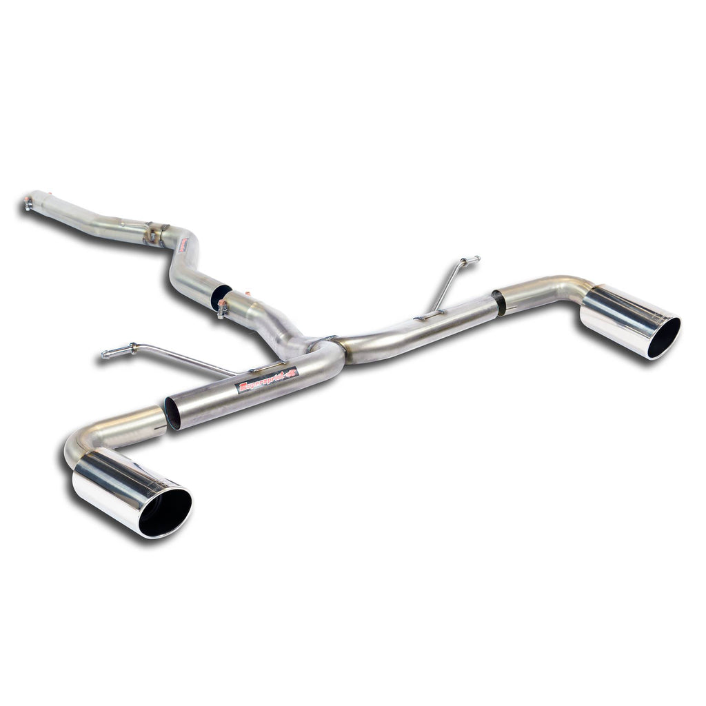 Supersprint BMW F20 / F21 -> 2015 Connecting Pipe + Rear Pipe Right O90 - Left O90(Muffler Delete)