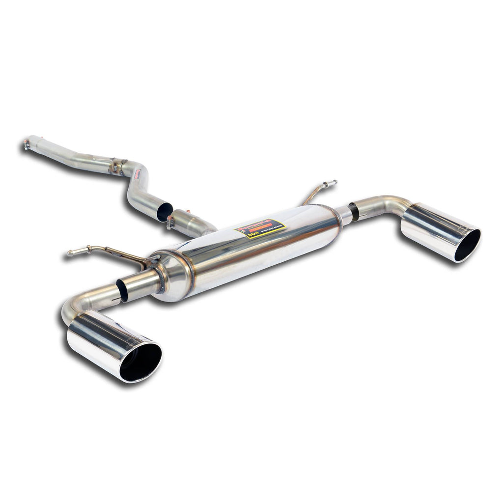 Supersprint BMW F20 / F21 LCI 2014 -> Connecting Pipe + Rear Exhaust Right O100 - Left O100