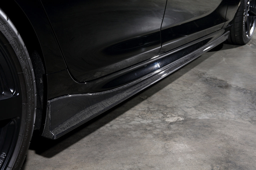 3d design f06 m6 carbon fiber side skirt set - iND Distribution