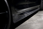 3d design f06 m6 carbon fiber side skirt set - iND Distribution