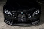 3d design f06 f12 f13 m6 carbon fiber front lip spoiler - iND Distribution