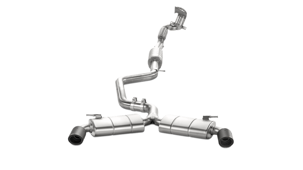 Akrapovic golf gti mk7 evolution exhaust system w carbon tail pipe set titanium - iND Distribution