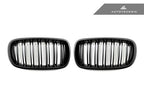 AutoTecknic f15 x5 f16 x6 double slat front grille set - iND Distribution