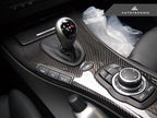 AutoTecknic e9x m3 replacement carbon fiber center console - iND Distribution