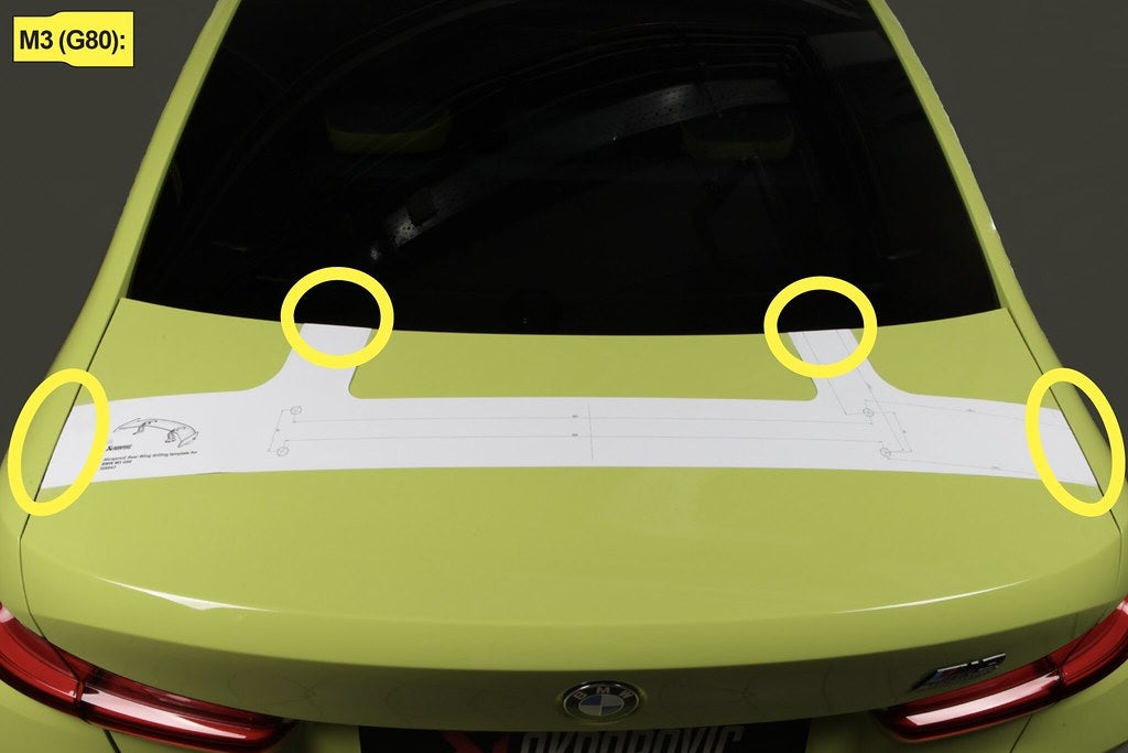 Akrapovic G8X M2 / M3 / M4 Carbon Adjustable Rear Swan Neck Wing