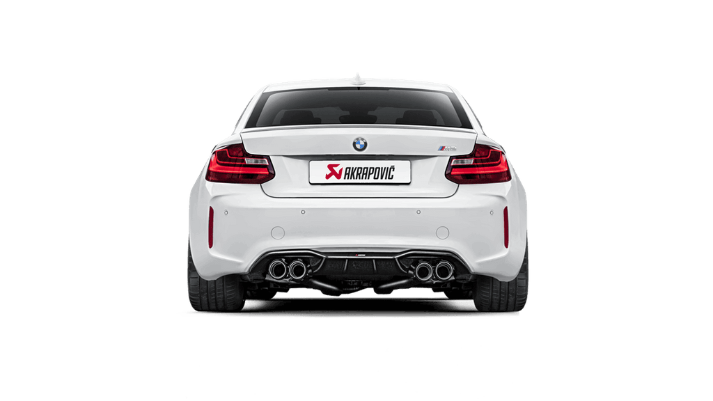 Akrapovic f87 m2 gloss carbon fiber rear diffuser - iND Distribution