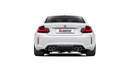 Akrapovic f87 m2 gloss carbon fiber rear diffuser - iND Distribution