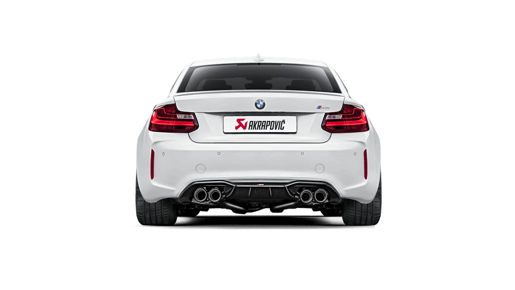 Akrapovic f87 m2 gloss carbon fiber rear diffuser - iND Distribution