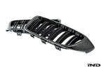 AutoTecknic f32 4 series carbon dual slat front grille set - iND Distribution