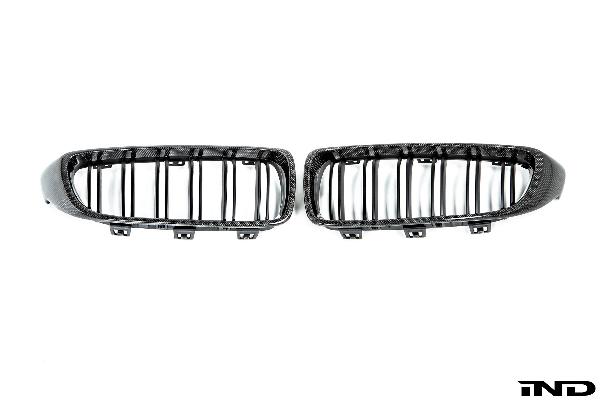 AutoTecknic f32 4 series carbon dual slat front grille set - iND Distribution