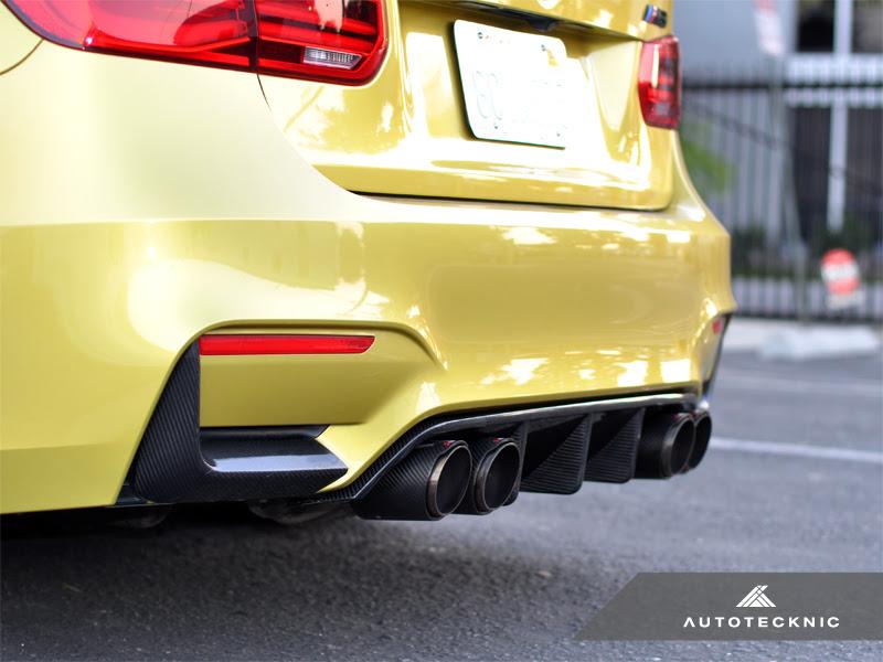 AutoTecknic f8x m3 m4 dry carbon competition rear diffuser - iND Distribution