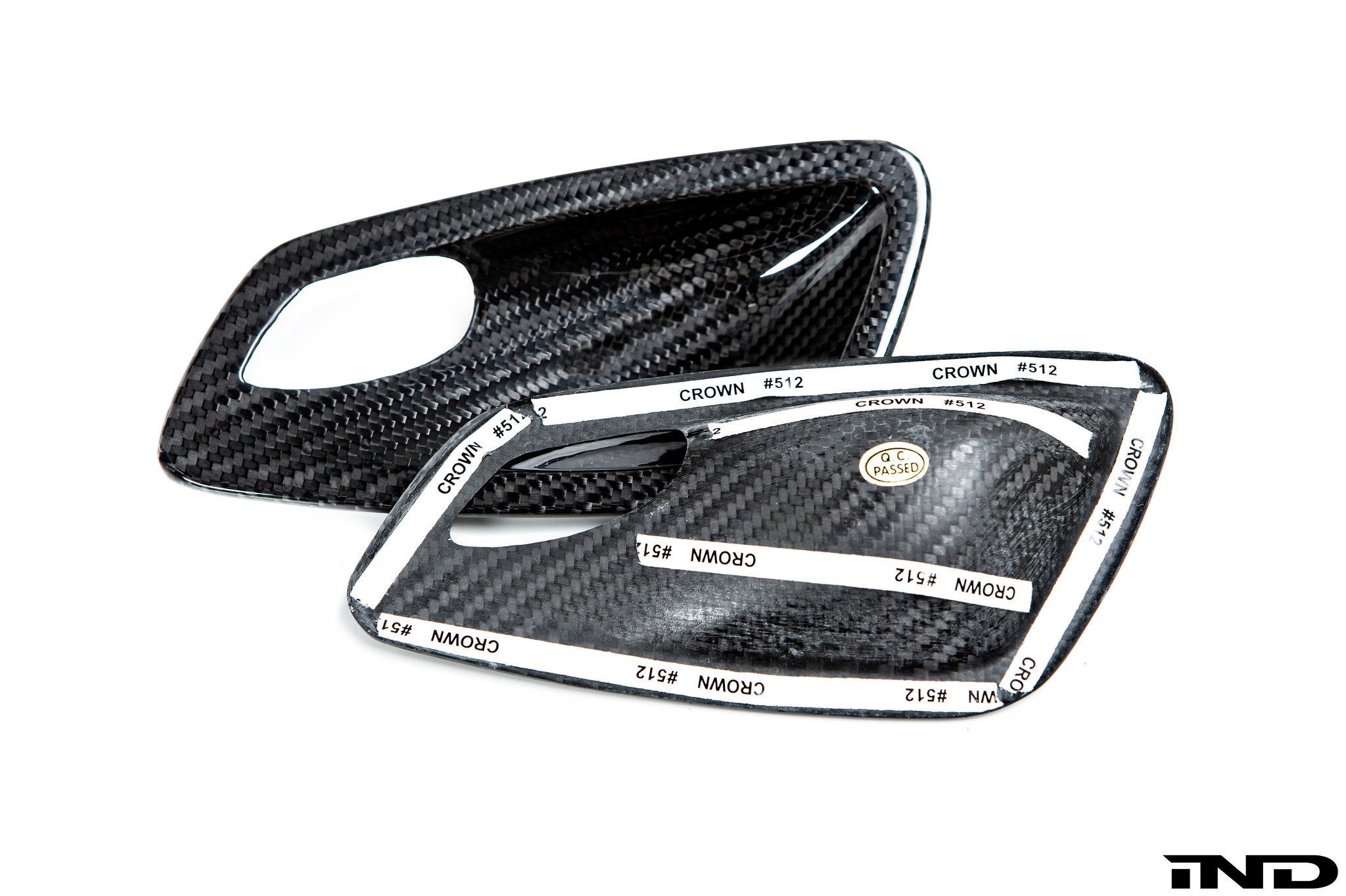 Autotecknic E92 / E93 M3 Dry Carbon Interior Door Handle Trim Set