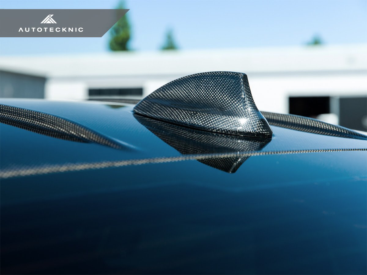 Autotecknic G82 M4 Dry Carbon Roof Antenna Cover - IND Distribution