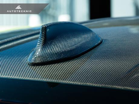 Autotecknic G82 M4 Dry Carbon Roof Antenna Cover - IND Distribution