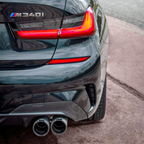 Eisenmann G20 / G21 3-Series Rear Muffler 4x Ø90mm  - iND Distribution