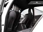 AutoTecknic f87 m2 competition dry carbon seat back cover set - iND Distribution