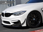 AutoTecknic f8x m3 m4 carbon fiber front bumper canards - iND Distribution
