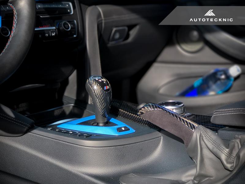 AutoTecknic F-Chassis - Carbon Alcantara E-Brake Handle, Interior