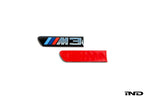 BMW e9x m3 replacement side grille emblem set - iND Distribution