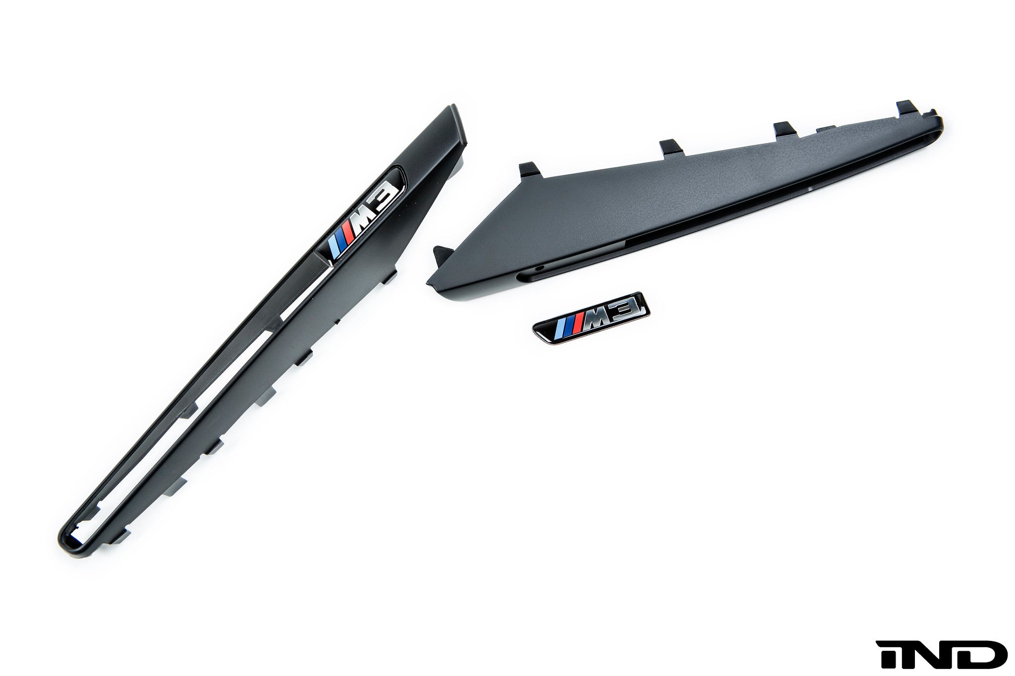 BMW e9x m3 replacement side grille emblem set - iND Distribution