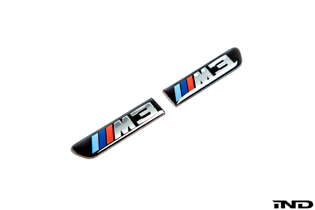 BMW e9x m3 replacement side grille emblem set - iND Distribution