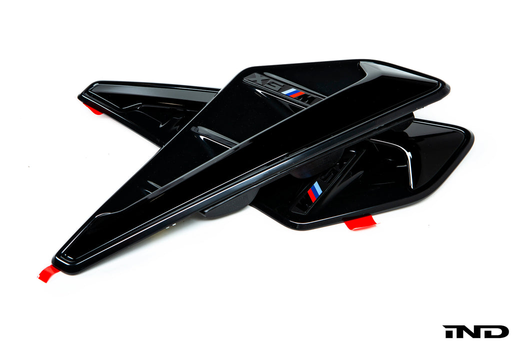 BMW F95 X5M Competition Shadowline Side Grille Set