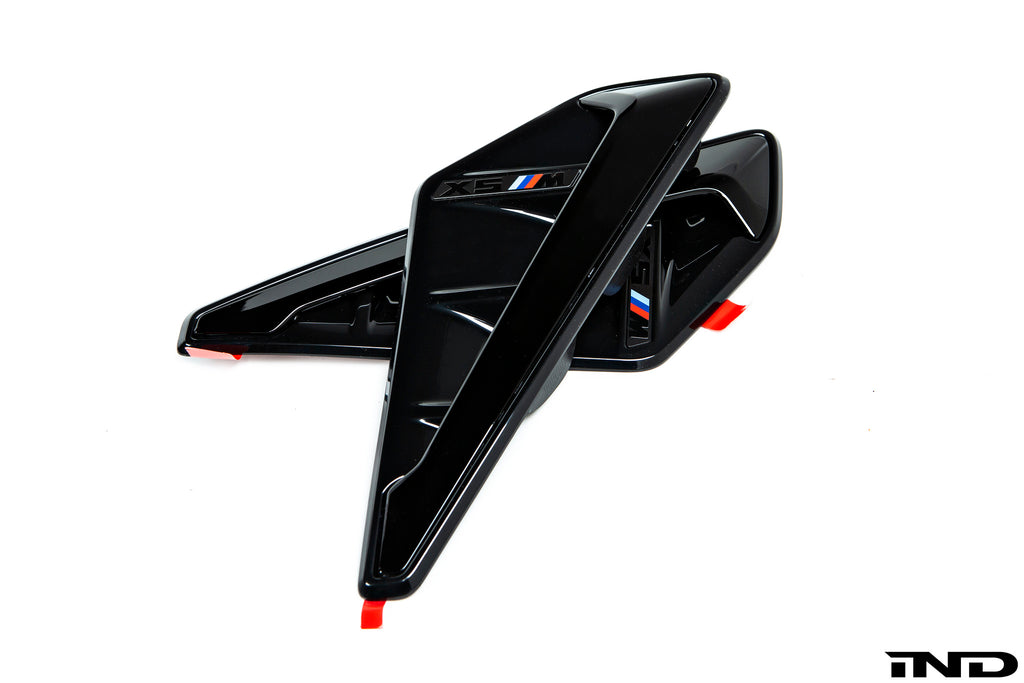 BMW F95 X5M Competition Shadowline Side Grille Set