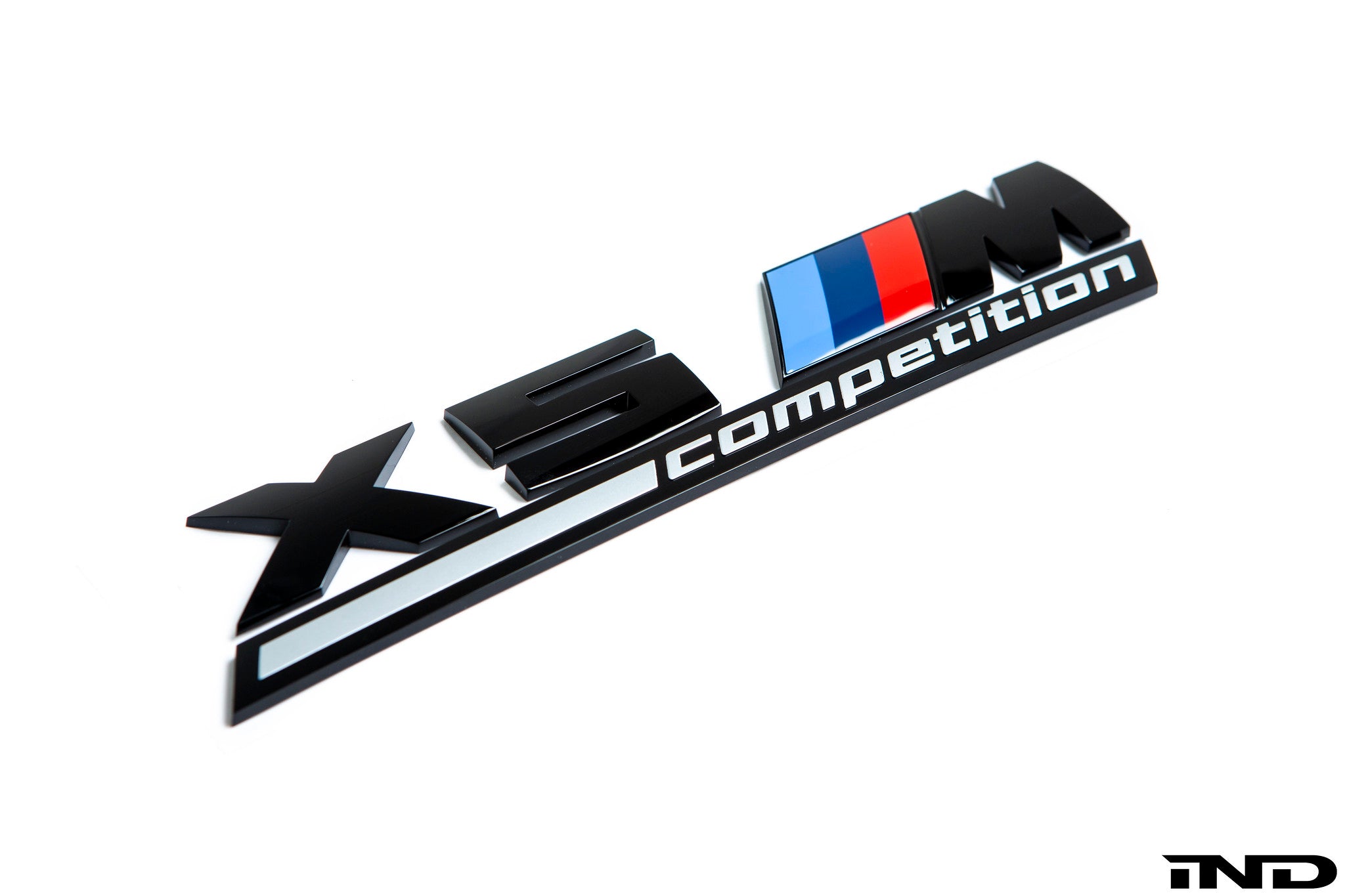 BMW F95 X5M Competition Trunk Emblem - Gloss Black