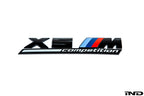 BMW F95 X5M Competition Trunk Emblem - Gloss Black