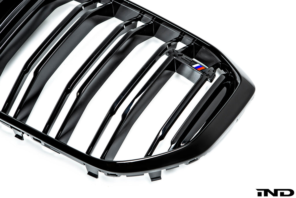BMW f95 x5m gloss black front grille - iND Distribution