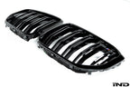 BMW f95 x5m gloss black front grille - iND Distribution