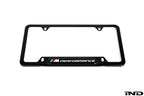 BMW M Performance Black Stainless Steel Plate Frame