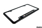 BMW M Performance Black Stainless Steel Plate Frame