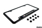 BMW M Performance Black Stainless Steel Plate Frame