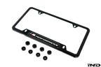 BMW M Performance Black Stainless Steel Plate Frame